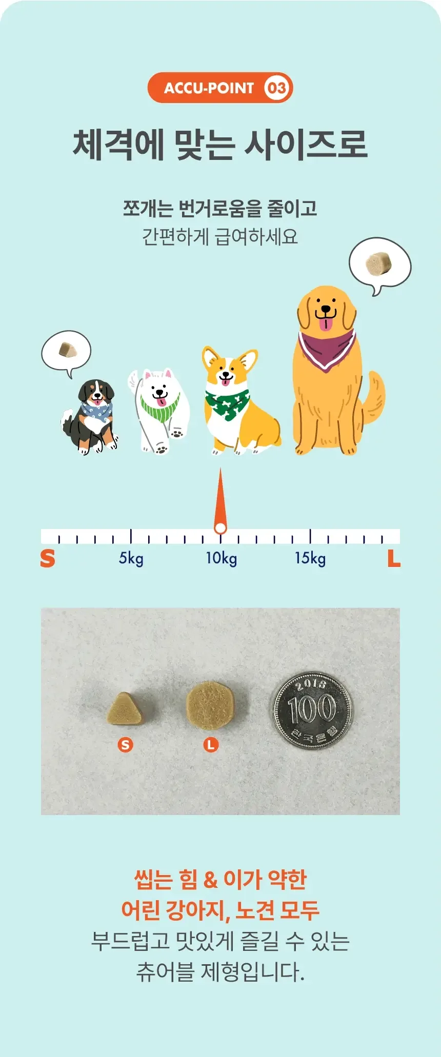 아큐펫 조인트 속편한 연어 L 상세 안내 4
